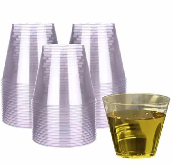 small plastic water cups
