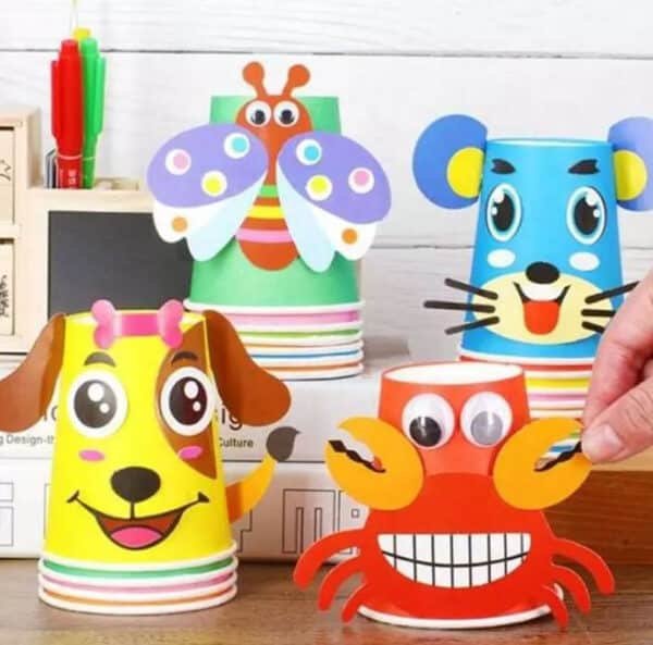 styrofoam cup crafts for preschoolers