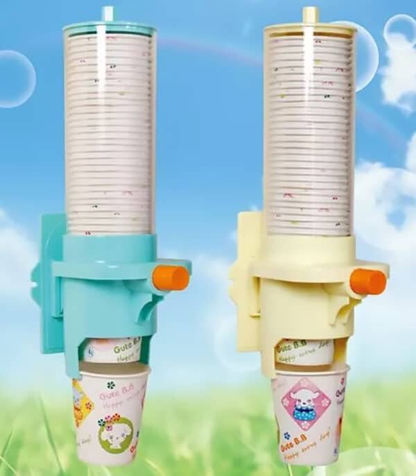 styrofoam cup dispenser diy