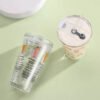 wholesale plastic cups with lids and straws