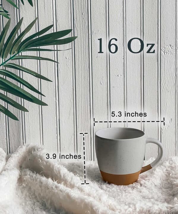 16 oz ceramic latte mugs