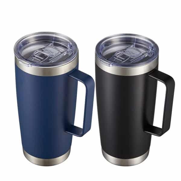 20 oz insulated coffee mug with handle
