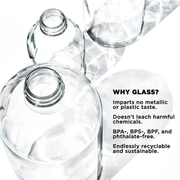 500ml glass water bottles