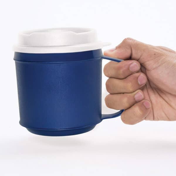 8 oz travel coffee mug with handle