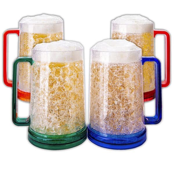 acrylic beer mugs with handles