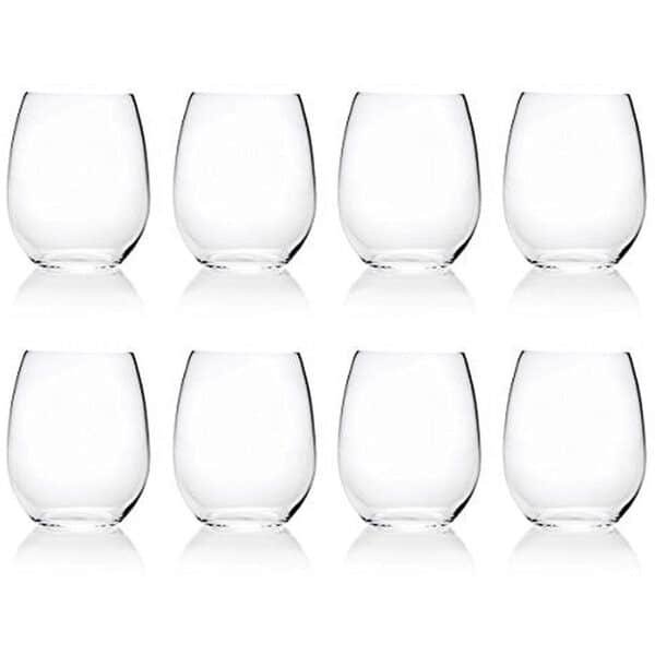 acrylic stemless wine glasses