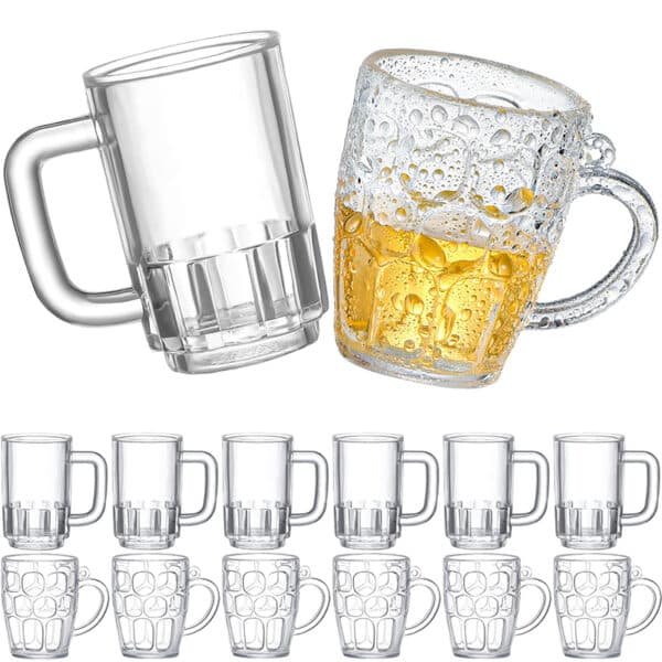 beer mugs cheering