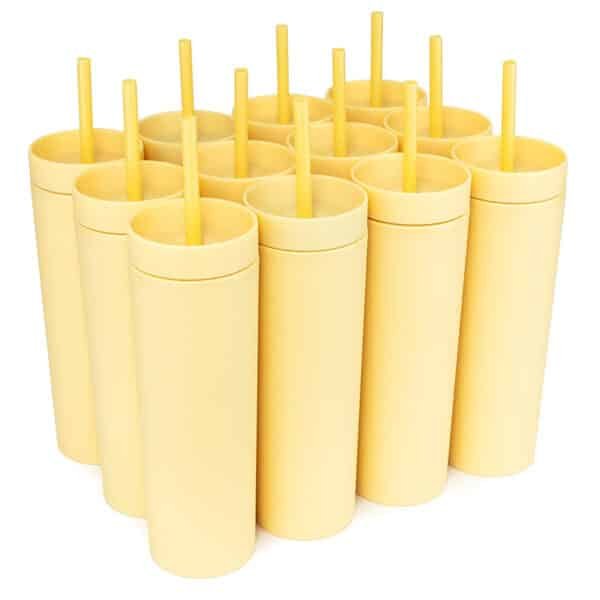 blank acrylic tumblers with straw wholesale