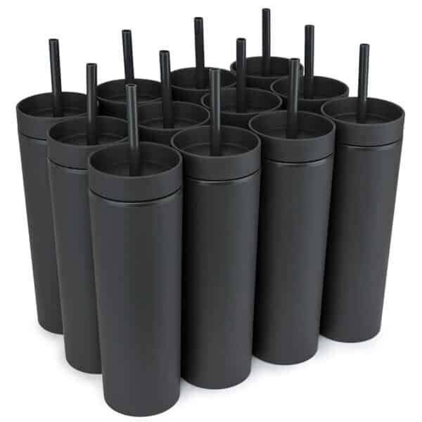 blank acrylic tumblers with straw wholesale