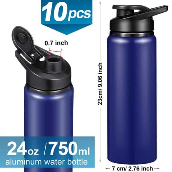 blank aluminum water bottles