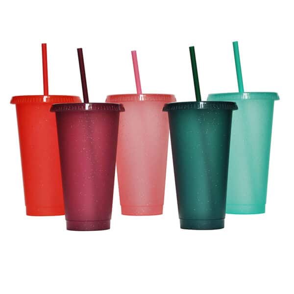 blank plastic tumblers