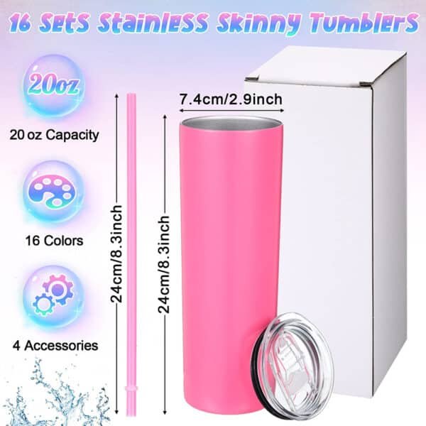 blank skinny tumblers