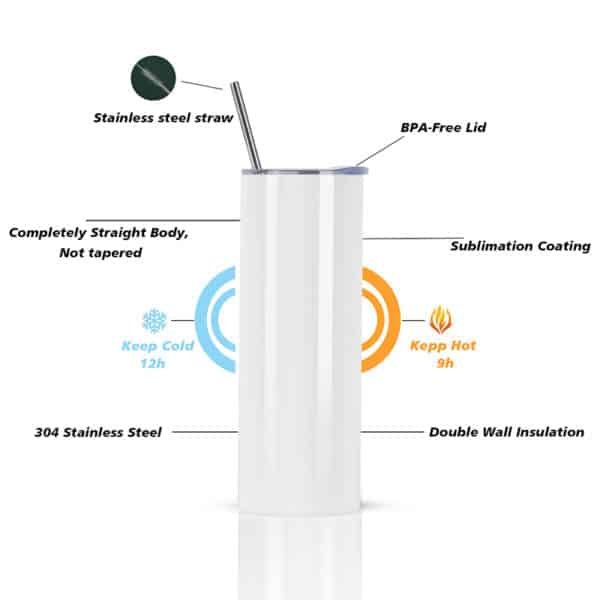 blank sublimation tumblers