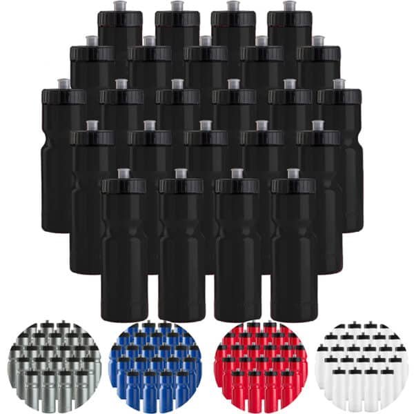 blank water bottles in bulk