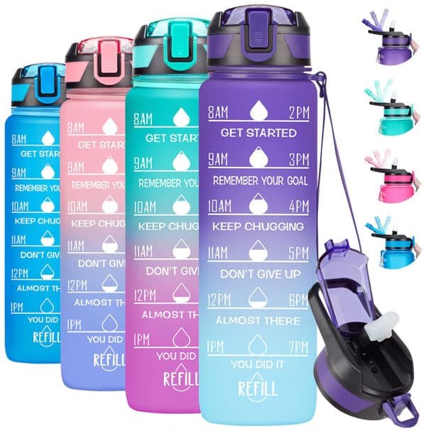bpa free water bottles with straw