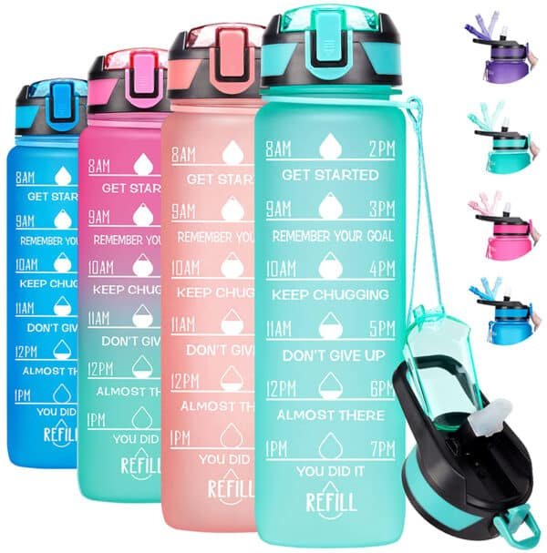 bpa free water bottles with straw