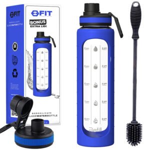 фирменные стеклянные бутылки для воды