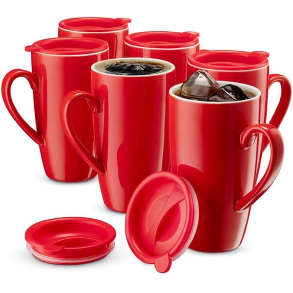 ceramic mugs with lids wholesale