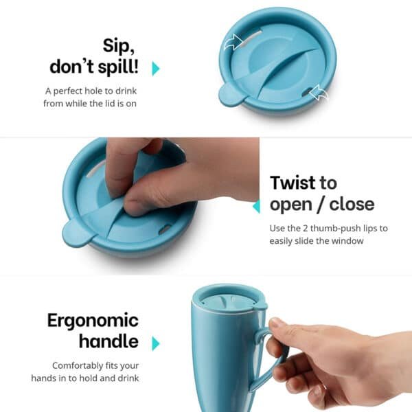 ceramic mugs with lids wholesale