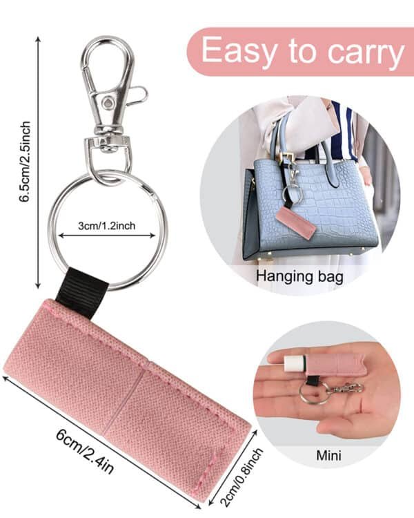 chapstick keychain holder
