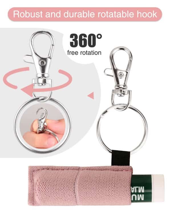 chapstick keychain holder