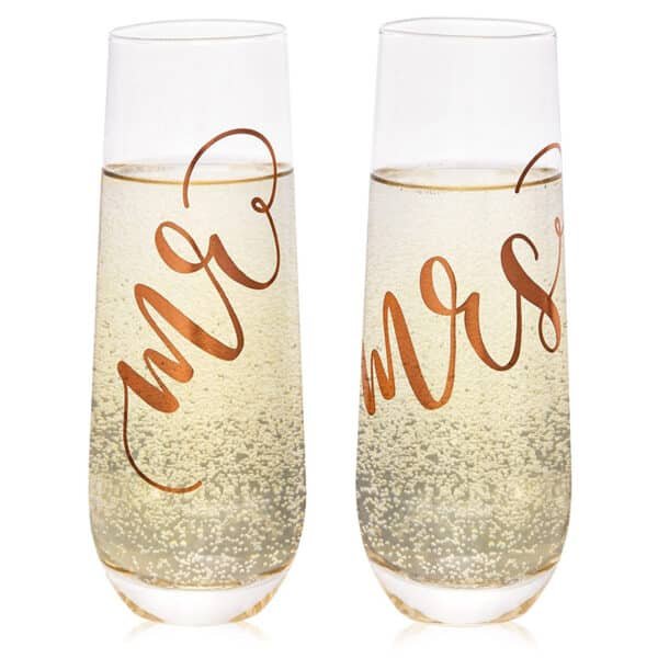 cheap personalized champagne flutes