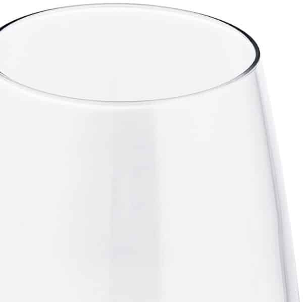 crystal wine glass