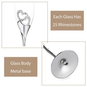 бокалы для шампанского на заказ на свадьбу