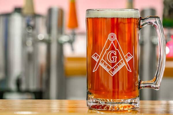 engraved frosted beer mugs