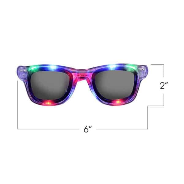 flashing light sunglasses