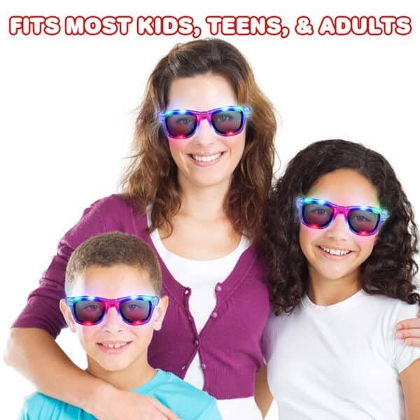 flashing light sunglasses