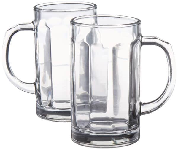 glass beer mugs