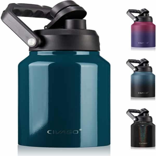 large metal water bottles