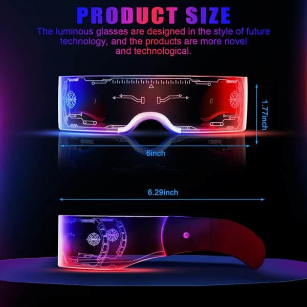 led luminous sunglasses