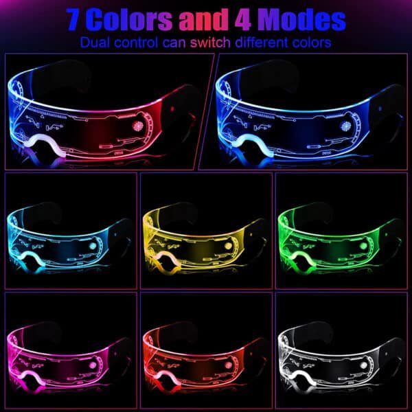 led luminous sunglasses