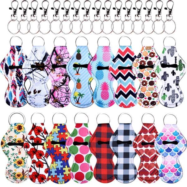 lip balm holder keyring