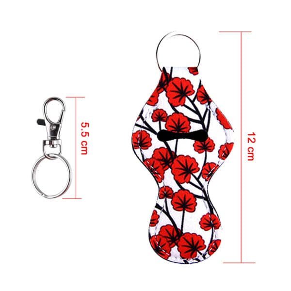 lip balm holder keyring