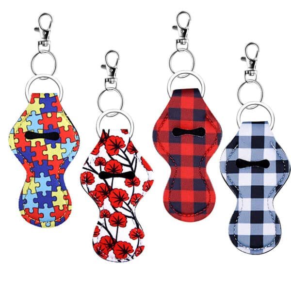 lip balm holder keyring
