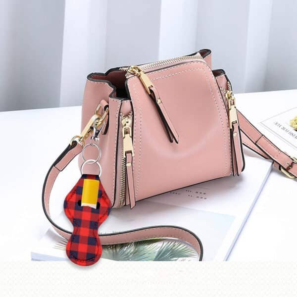 lip balm holder keyring