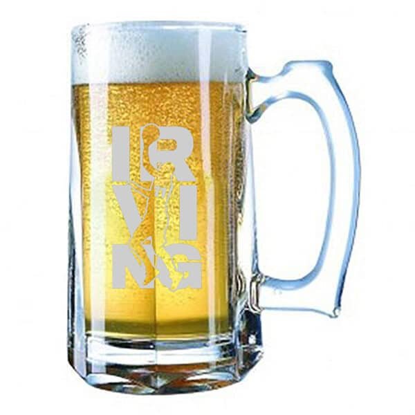 personalized glass beer mugs
