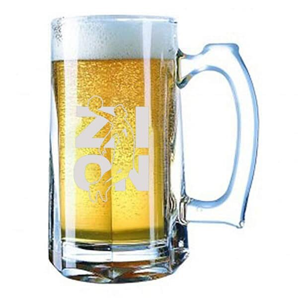 personalized glass beer mugs