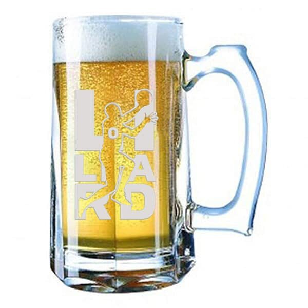 personalized glass beer mugs