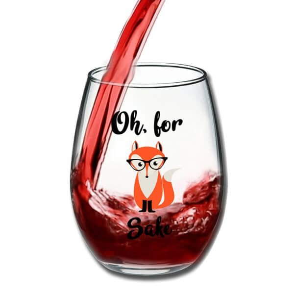 personalized wine glasses with photo
