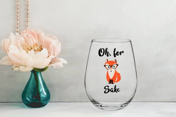 personalized wine glasses with photo