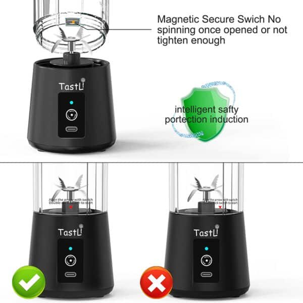 portable smoothie blender bottle