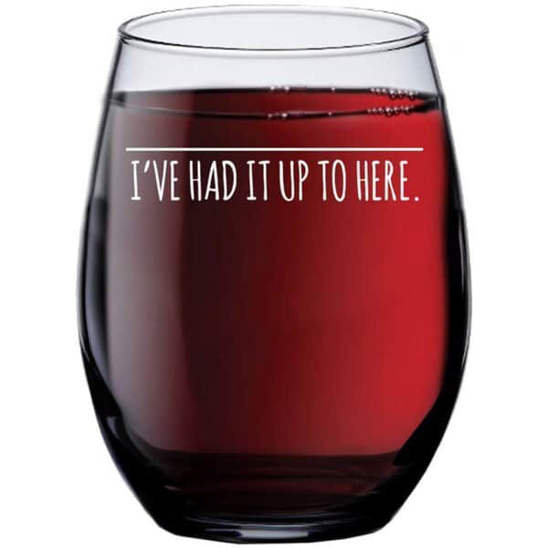 promotional wine glasses with logo