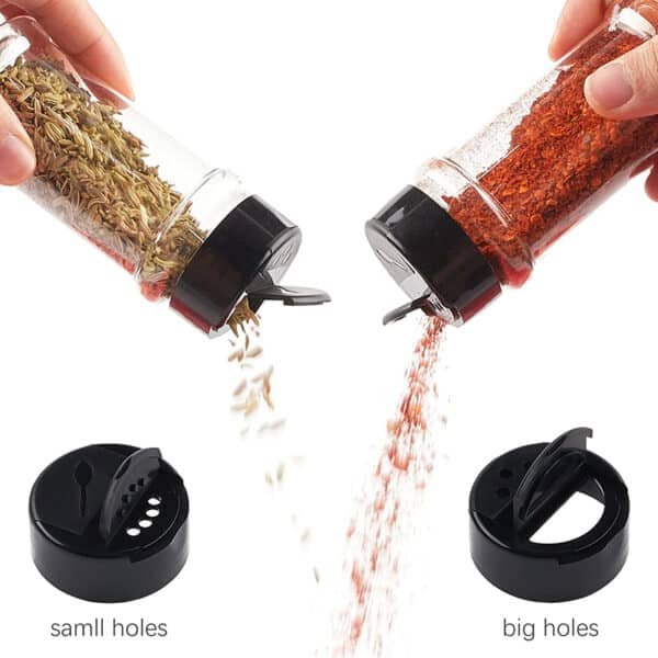 spice shaker bottles plastic