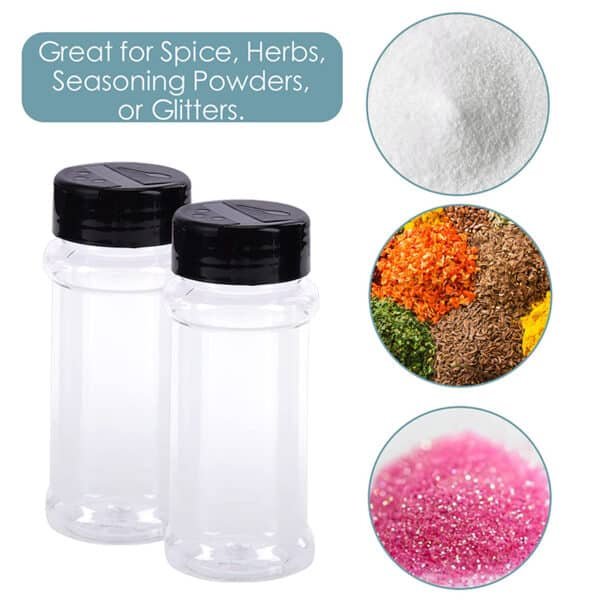 spice shaker bottles plastic