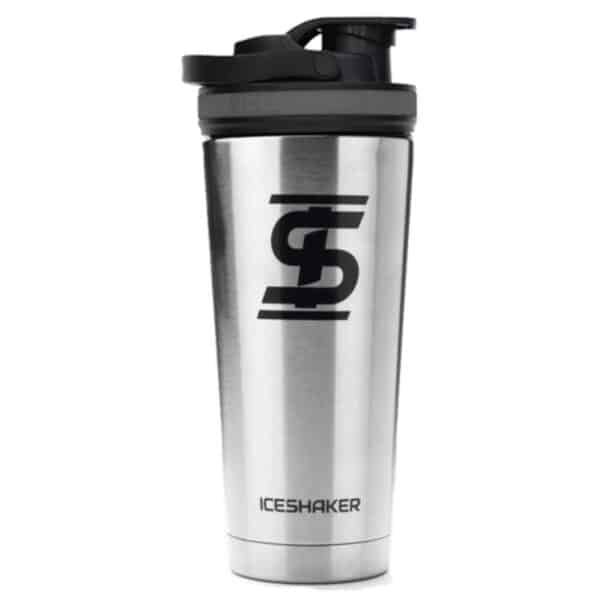 stainless steel protein shaker bottle