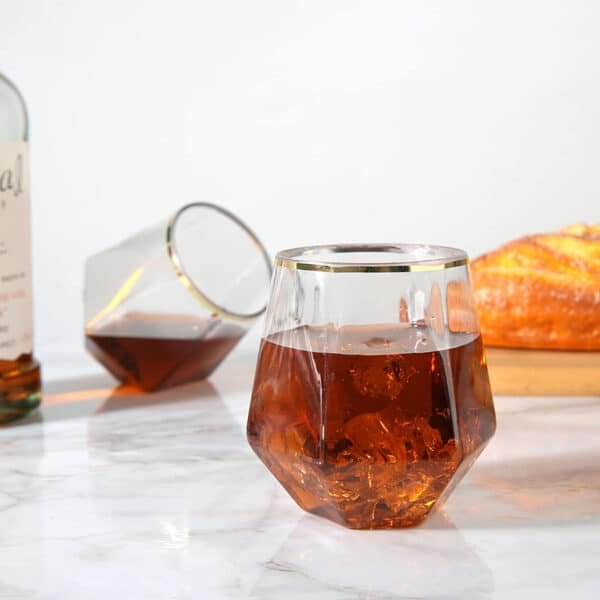 stemless red wine glasses